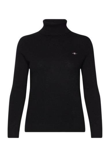 Extrafine Lambswool Rollneck Black GANT