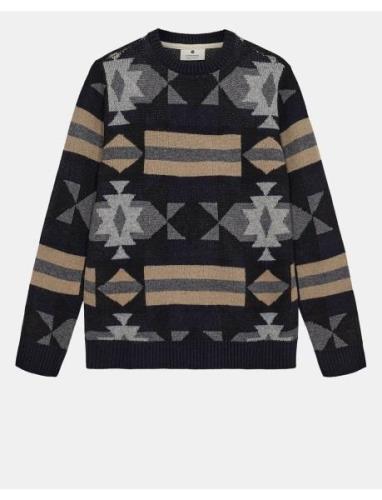 Aksune Inka Wool Knit Navy Anerkjendt