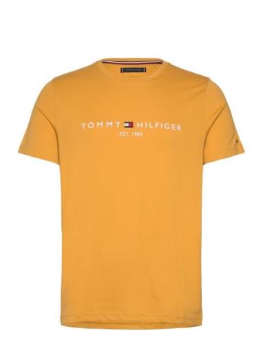 Tommy Logo Tee Yellow Tommy Hilfiger