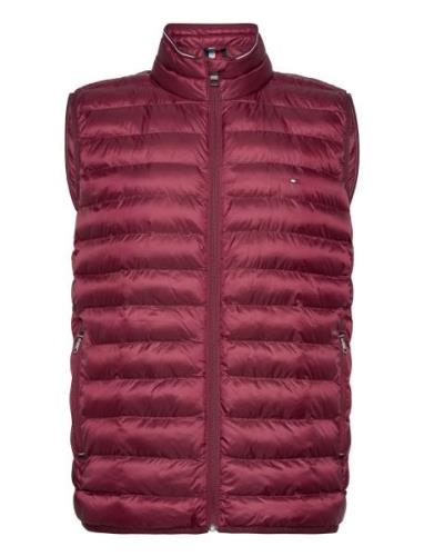 Packable Recycled Vest Burgundy Tommy Hilfiger