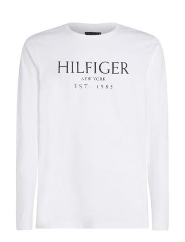 Big Hilfiger Ls Tee White Tommy Hilfiger