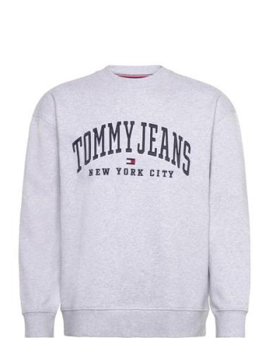 Tjm Rlx Tj Gd Varsity Crew Grey Tommy Jeans