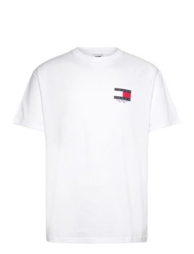 Tjm Reg Rwb Sig Flag Tee Ext White Tommy Jeans