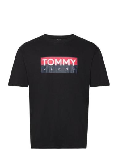 Tjm Reg Rwb Tommy Entry Tee Ext Black Tommy Jeans