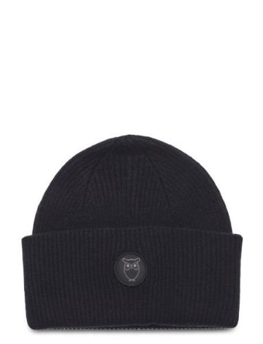 Big Rib Beanie - Rws Black Knowledge Cotton Apparel