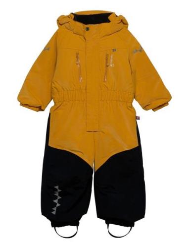 Penguin Snowsuit Kids Love 104 Yellow ISBJÖRN Of Sweden