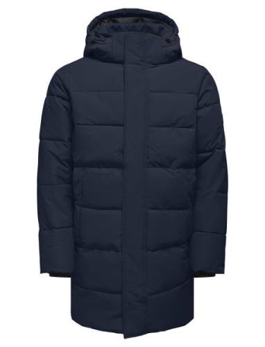 Onscarl Life Long Quilted Coat Otw Noos Navy ONLY & SONS