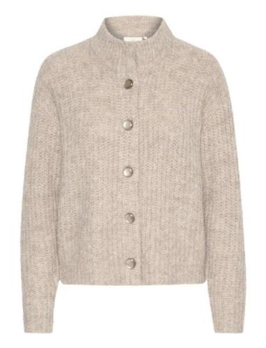 Kaane Knit Cardigan Beige Kaffe