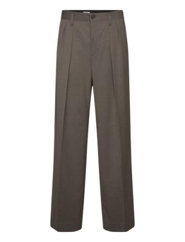 Wide Wool Trousers Brown Filippa K