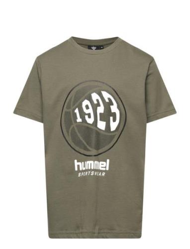 Hmlleo T-Shirt S/S Khaki Hummel