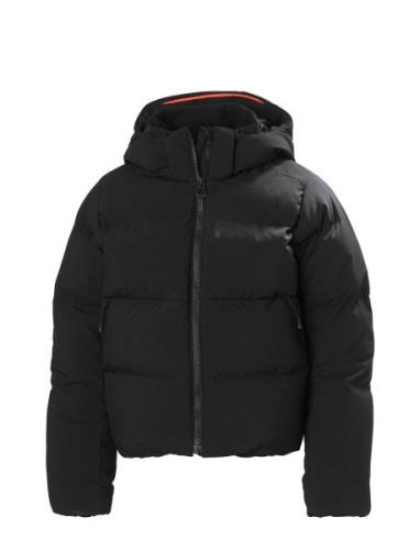 Jr Nora Short Puffy Jacket Black Helly Hansen