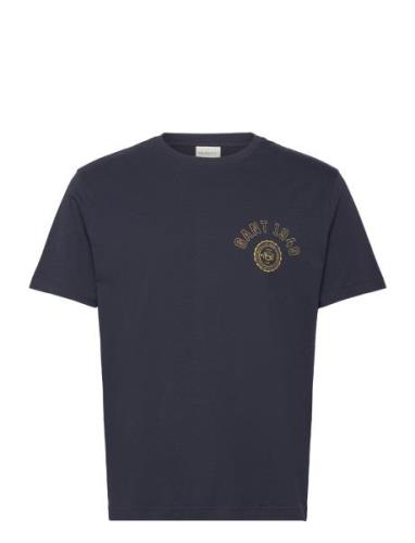 Garment Washed Tshirt Navy GANT