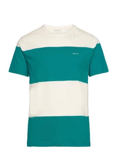 Bar Stripe Ss T-Shirt Green GANT