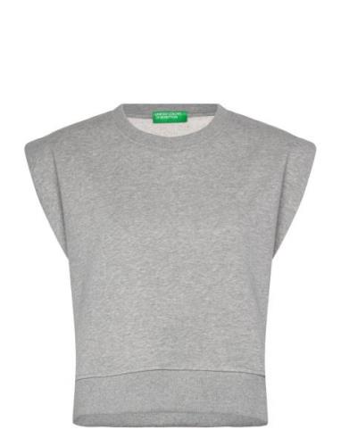 Sleeveless Sweater Grey United Colors Of Benetton