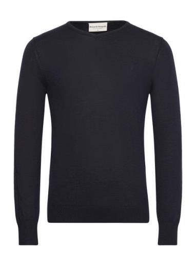 Bs Uranus Regular Fit Knitwear Navy Bruun & Stengade