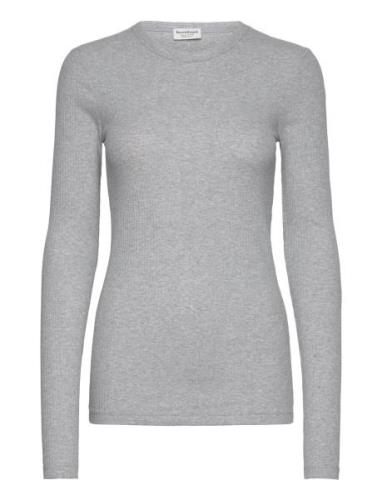 Bs Academia Regular Fit Top Grey Bruun & Stengade