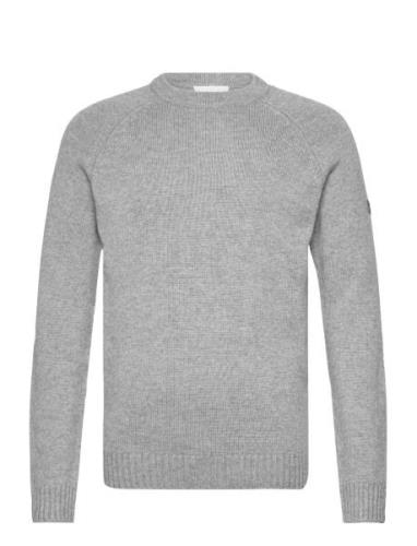 Bs Caspian Regular Fit Knitwear Grey Bruun & Stengade