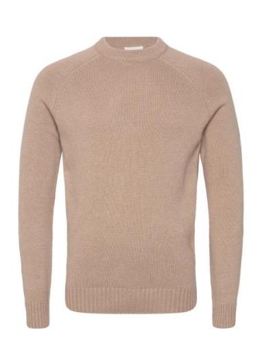 Bs Caspian Regular Fit Knitwear Beige Bruun & Stengade