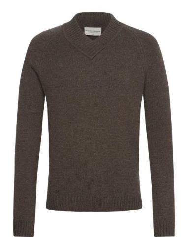 Bs Douglas Regular Fit Knitwear Brown Bruun & Stengade