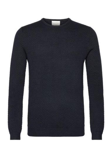 Bs Irving Regular Fit Knitwear Navy Bruun & Stengade