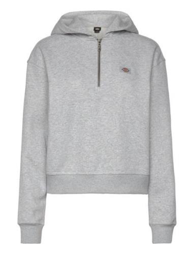 Oakport 1/4 Zip Hoodie W Grey Dickies