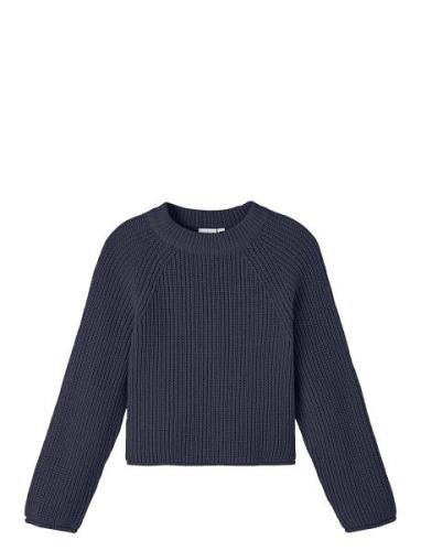 Nkfvenja Ls Loose Short Knit Navy Name It