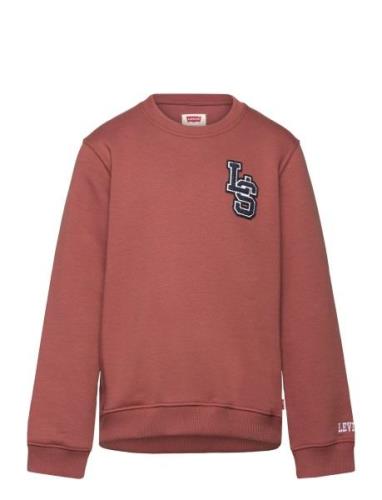 Levi's® Monogram Crewneck Sweatshirt Red Levi's