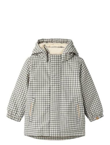 Nmmlasnow10 Jacket Aop 1Fo Lil Grey Lil'Atelier