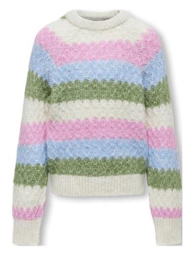 Kogchole L/S O-Neck Stripe Knt Patterned Kids Only