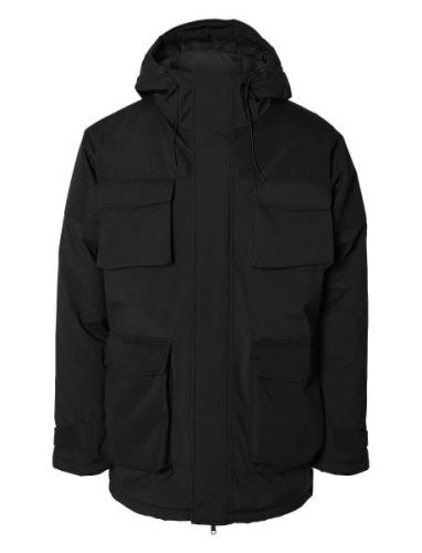 Slhron Parka Black Selected Homme