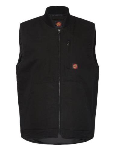 Classic Label Vest Black Santa Cruz