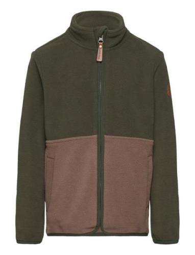 Fleece Jacket Recycled Khaki Mikk-line