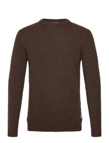 Lambswool O-Neck Knit Brown Lindbergh