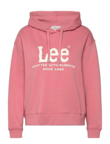 Logo Hoodie Pink Lee Jeans