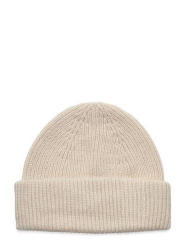 Slhmason Merino Sailor Wool Beanie Cream Selected Homme