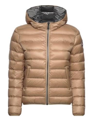 Ladies Down Jacket Brown Colmar