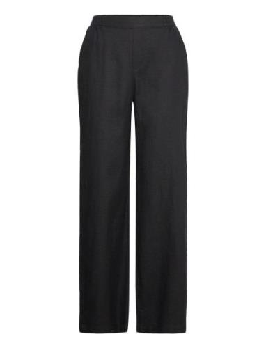 Trousers Bella Pure Linen Black Lindex