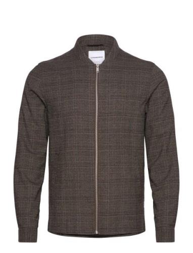 Checked Overshirt Brown Lindbergh