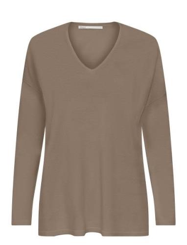 Onlamalia Ls V-Neck Cc Knt Beige ONLY