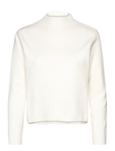 High Collar Sweater White Mango