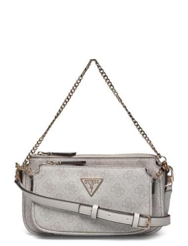 Noelle Dbl Pouch Crossbody Cream GUESS