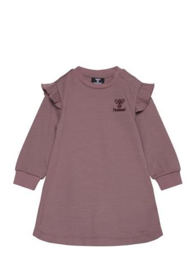 Hmlwulbato Dress Ls Pink Hummel