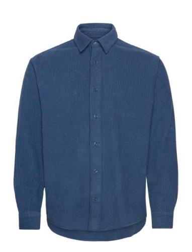 Classic Cord Malte Shirt Blue Mads Nørgaard