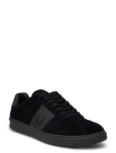 B4 Suede Black Fred Perry