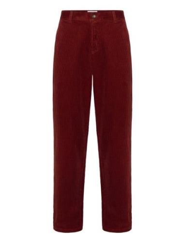 Kody Heavy Corduroy Pants Burgundy Les Deux