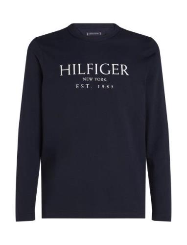 Big Hilfiger Ls Tee Navy Tommy Hilfiger