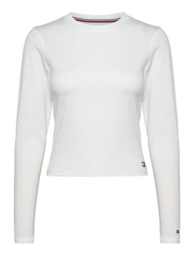 Ls T-Shirt White Tommy Hilfiger