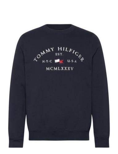 Nautical Arch Sweatshirt Navy Tommy Hilfiger