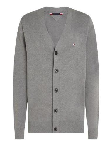 Essential Cotton Cardigan Grey Tommy Hilfiger