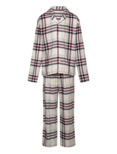 Pj Straight Gifting Print Set Cream Tommy Hilfiger